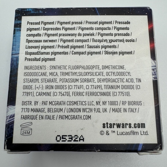 Pat McGrath Labs Pigment Falcon Noir Star Wars Limited Edition Eyeshadow Silver - Picture 7 of 10